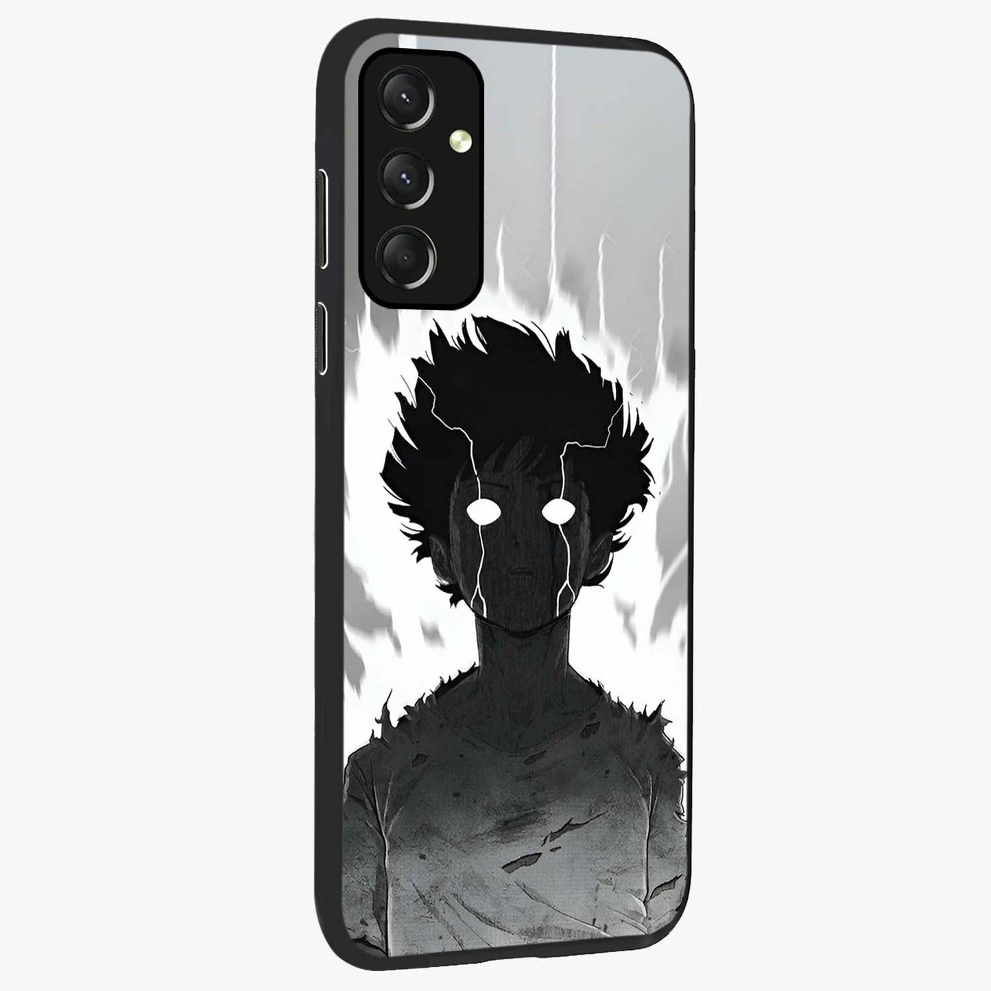 Awakened Inner Rage Glass Case upright view showcasing dramatic artwork with strong expressive aesthetic.