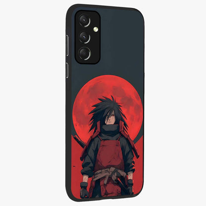 Crimson Moon Warlord Glass Case upright view showcasing powerful warlord artwork with dark celestial theme.
