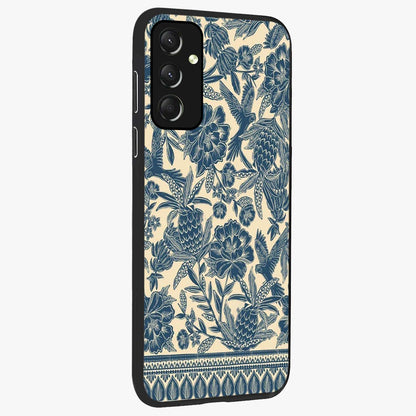 Heirloom Wild Bloom Glass Case upright view showcasing delicate wildflower artwork with timeless floral theme.