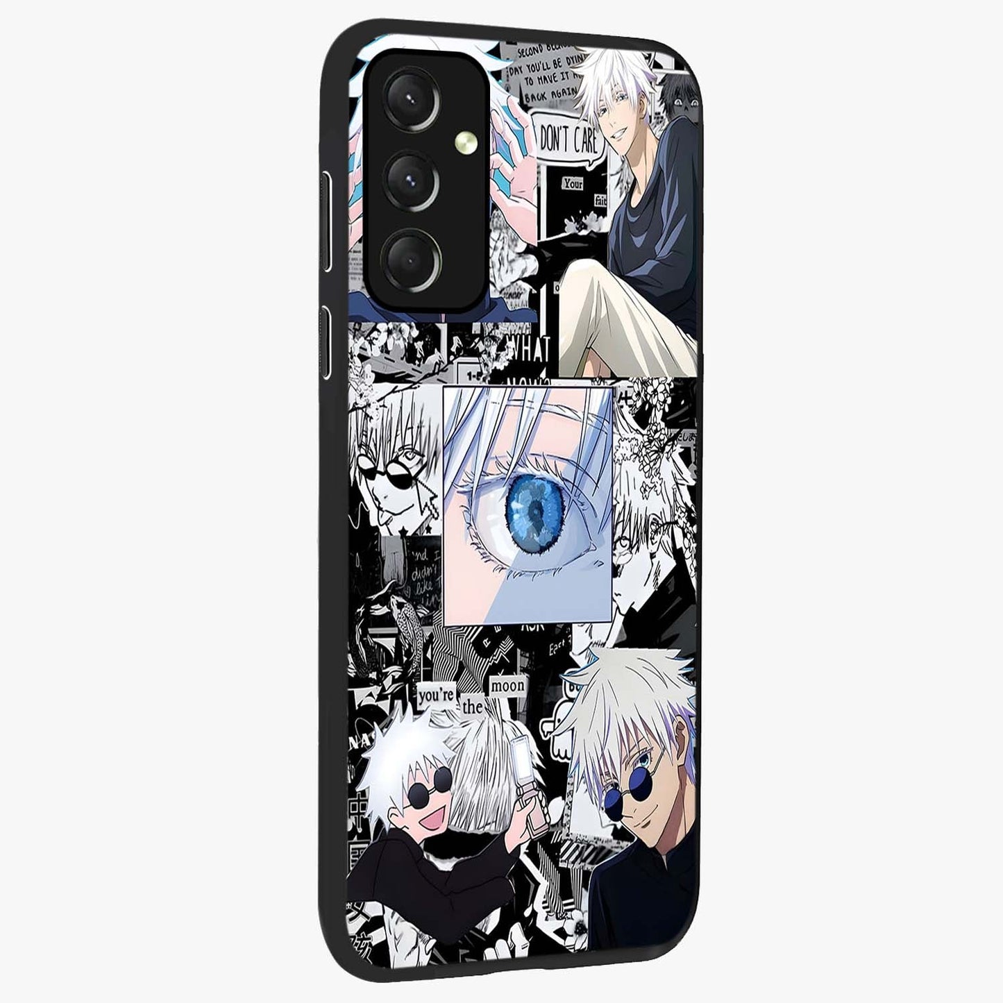 Infinity Sorcerer Chaos Glass Case upright view showcasing dramatic sorcerer artwork with chaotic mystical theme.