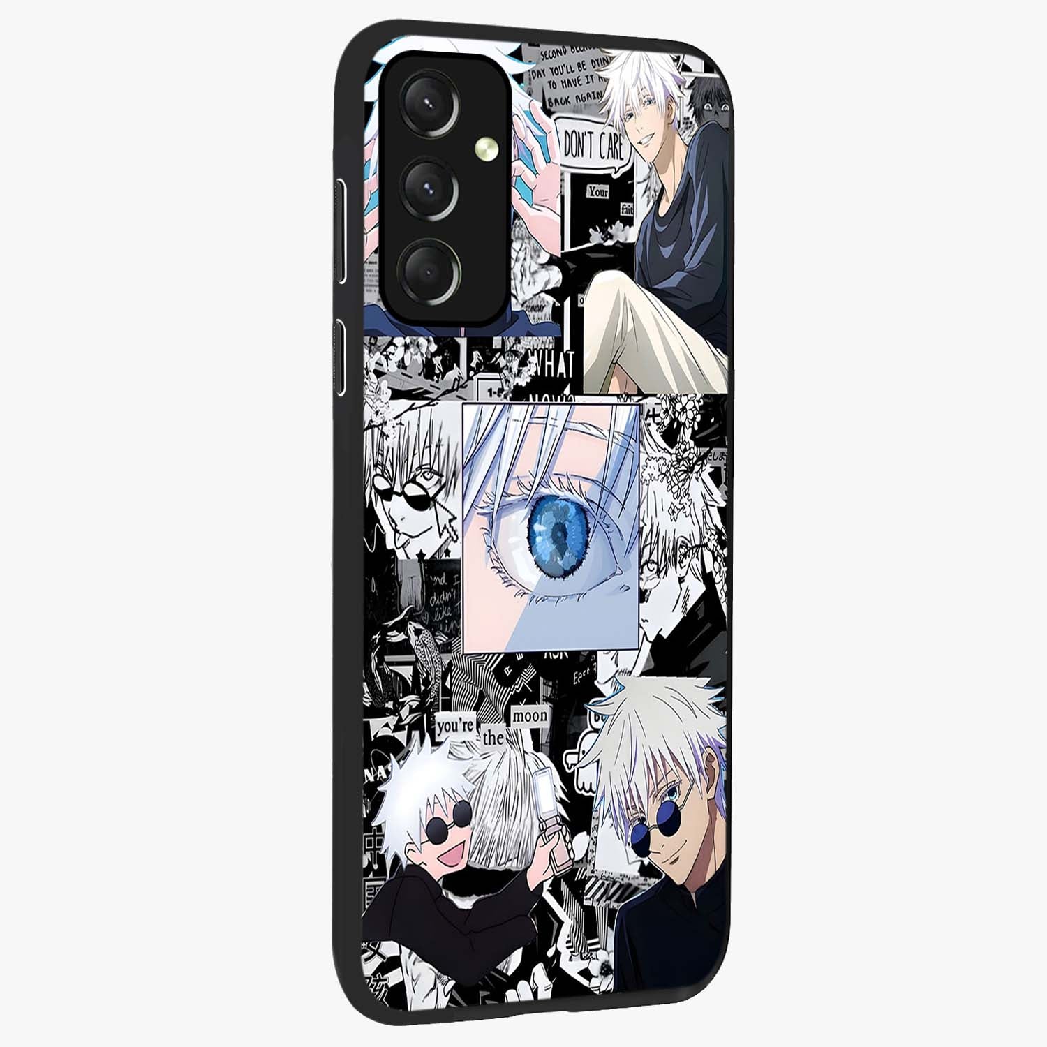 Infinity Sorcerer Chaos Glass Case upright view showcasing dramatic sorcerer artwork with chaotic mystical theme.