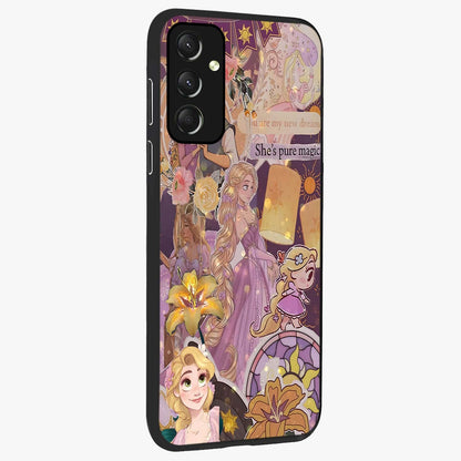 Magical Tangled Dream Glass Case upright view showcasing enchanting artistic artwork with dreamy fantasy theme.