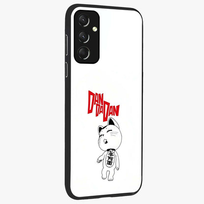 Playful Spirit Charm Glass Case upright view showcasing vibrant charm artwork with fun artistic theme.