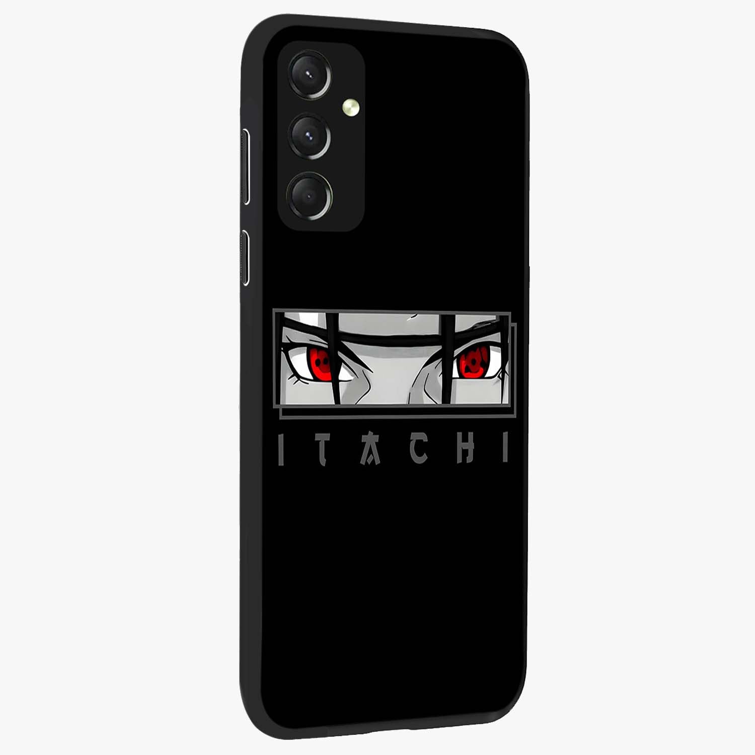 Scarlet Gaze Dominance Glass Case upright view showcasing powerful dramatic artwork with dominant artistic theme.