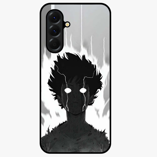 Awakened Inner Rage Glass Case showing flat back view with intense artistic artwork and glossy glass finish.