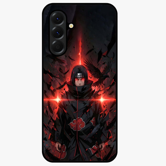 Focus Mode On Glass Case showing flat back view with bold motivational typography design and glossy glass finish.