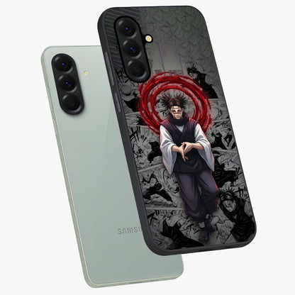 Cursed Ritual Ascension Glass Case displayed in angled mockup highlighting mystical ritual illustration with supernatural aesthetic.