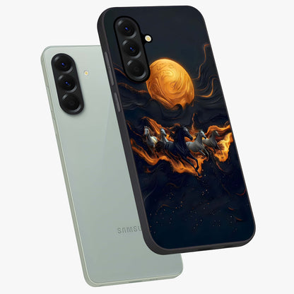 Golden Royal Heritage Glass Case displayed in angled mockup highlighting luxurious heritage design with golden aesthetic style.