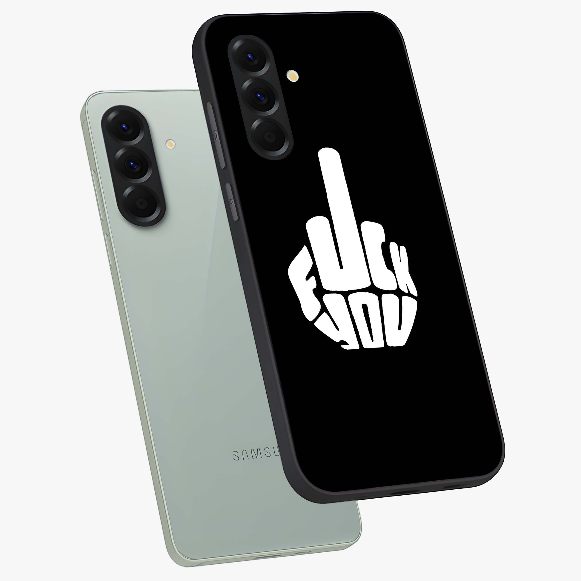 Rebel Mode On Glass Case displayed in angled mockup highlighting edgy text design with modern street aesthetic.
