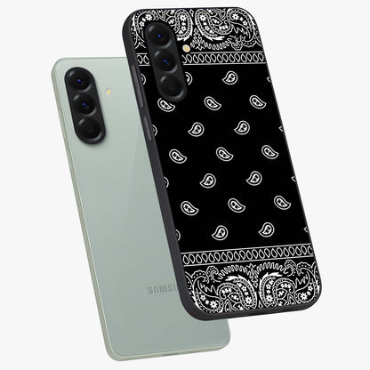 Retro Rebel Threads Glass Case displayed in angled mockup highlighting retro inspired graphic design with rebellious aesthetic.