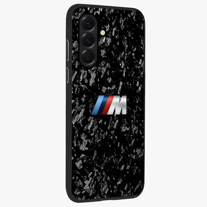 Carbon Speed Mark Glass Case upright view showcasing modern carbon speed graphic with bold automotive theme.