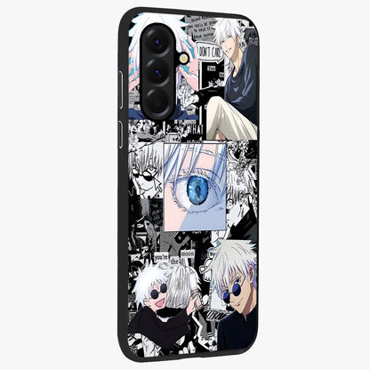 Infinity Sorcerer Chaos Glass Case upright view showcasing dramatic sorcerer artwork with chaotic mystical theme.