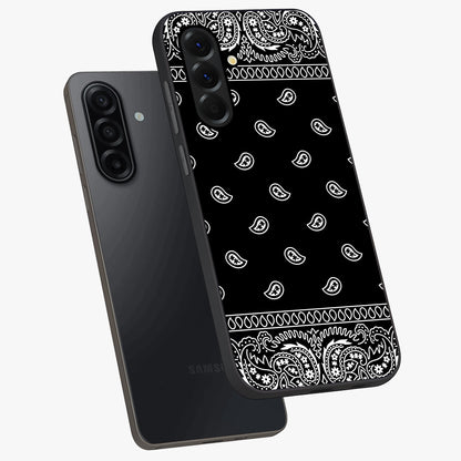 Retro Rebel Threads Glass Case displayed in angled mockup highlighting retro inspired graphic design with rebellious aesthetic.