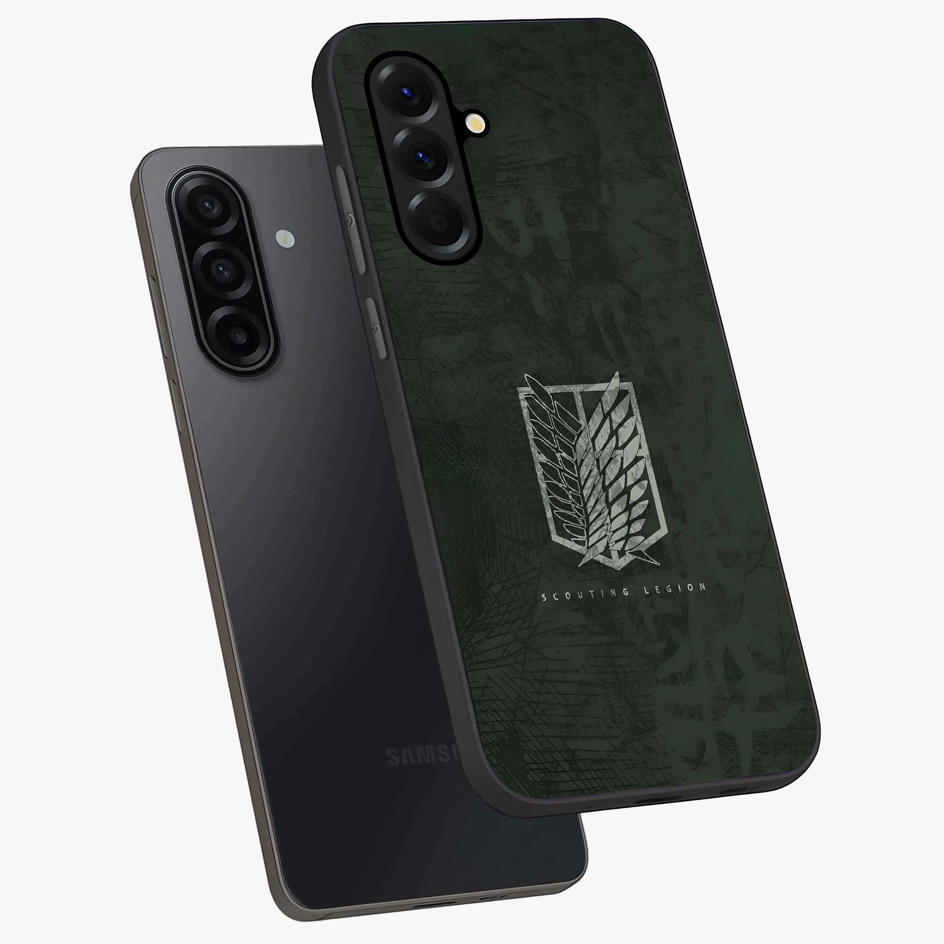 Wings Of Freedom Glass Case displayed in angled mockup highlighting graceful wing design with inspirational aesthetic.