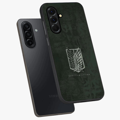 Wings Of Freedom Glass Case displayed in angled mockup highlighting graceful wing design with inspirational aesthetic.