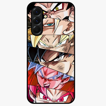 Anime Character Glass Case showing flat back view with vibrant anime artwork and glossy glass finish.