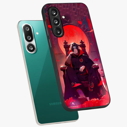 Blood Moon Sovereign Glass Case displayed in angled mockup highlighting dark celestial moon design and dramatic theme.