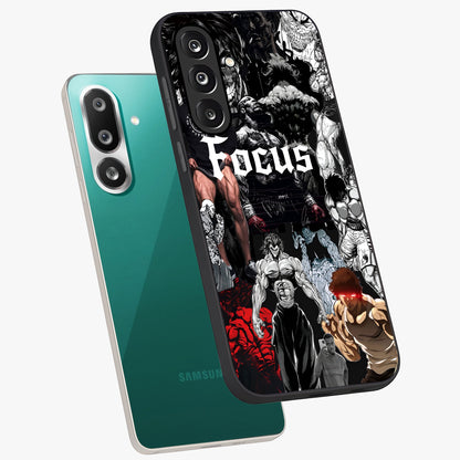 Relentless Power Focus Glass Case displayed in angled mockup highlighting bold statement design with modern aesthetic style.