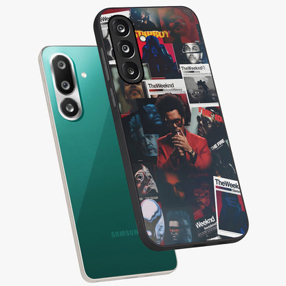 The Weeknd Glass Case displayed in angled mockup highlighting stylish pop culture inspired design with modern aesthetic.