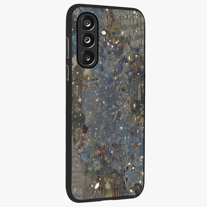 Aesthetic Astrolophia Glass Case upright view showcasing soft aesthetic theme with stylish modern look.