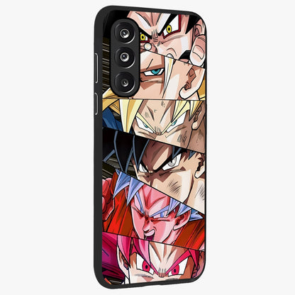 Anime Character Glass Case upright view showcasing expressive anime artwork with bold graphic style.