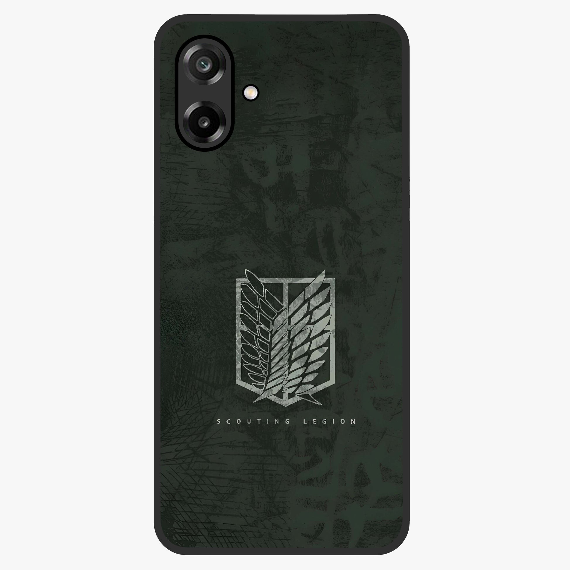 Wings Of Freedom Glass Case showing flat back view with symbolic wings artwork and glossy glass finish.