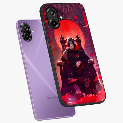 Blood Moon Sovereign Glass Case displayed in angled mockup highlighting dark celestial moon design and dramatic theme.