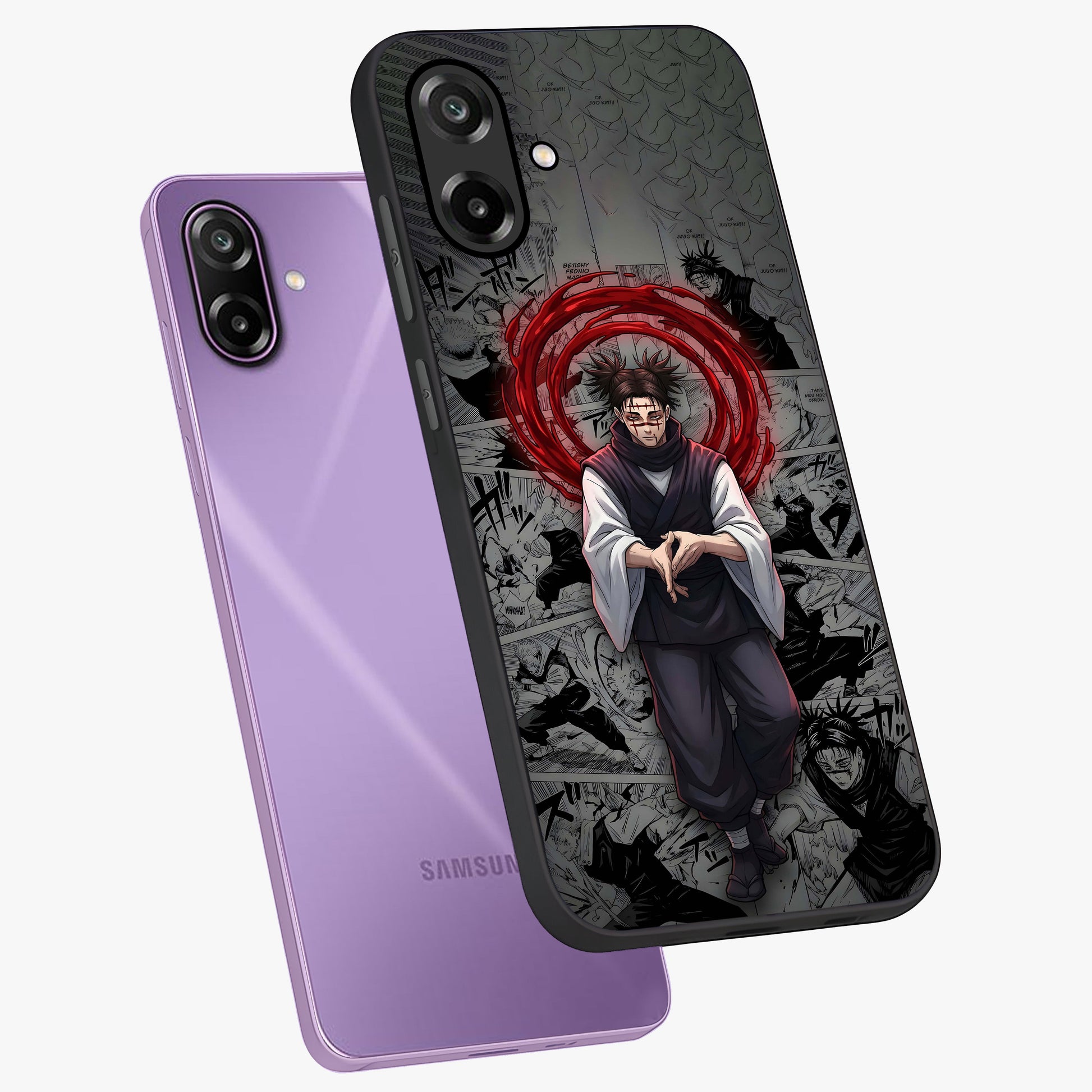 Cursed Ritual Ascension Glass Case displayed in angled mockup highlighting mystical ritual illustration with supernatural aesthetic.
