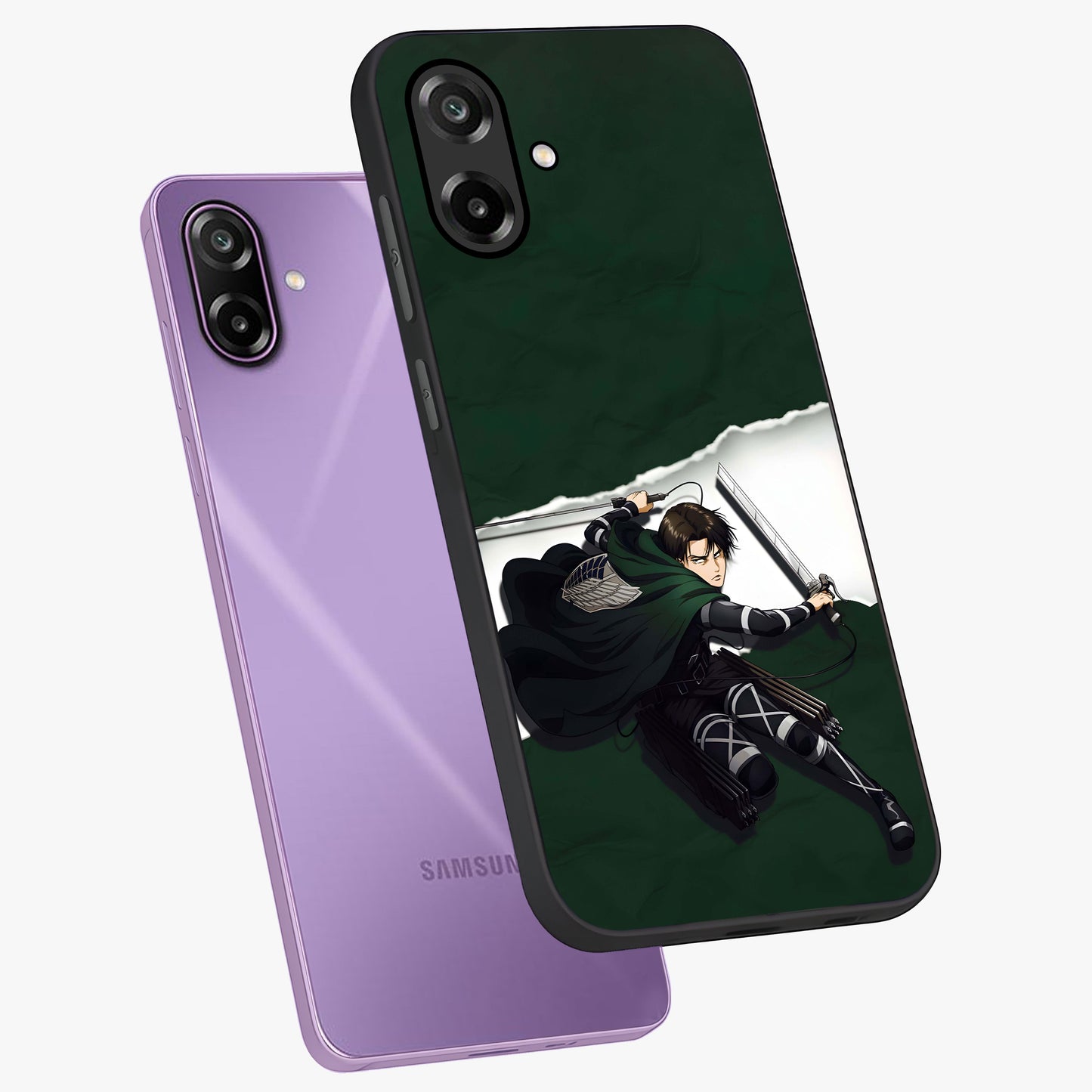 Emerald War Vanguard Glass Case displayed in angled mockup highlighting intense battle inspired design with emerald tone aesthetic.