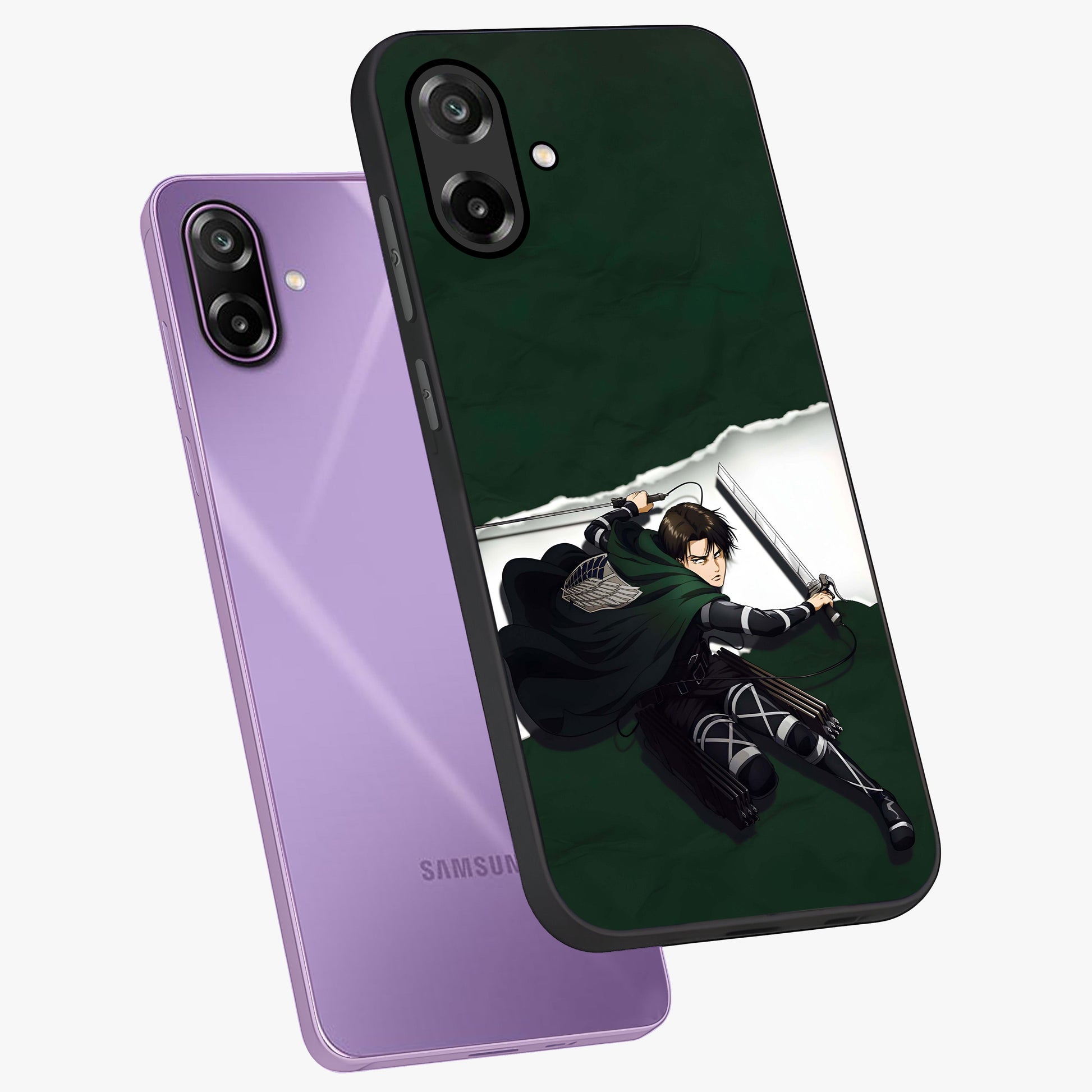 Emerald War Vanguard Glass Case displayed in angled mockup highlighting intense battle inspired design with emerald tone aesthetic.