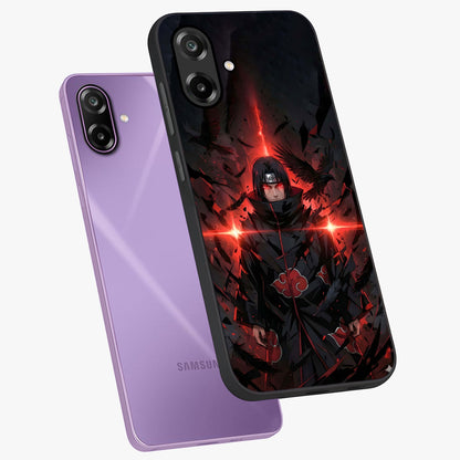 Focused Blade Discipline Glass Case displayed in angled mockup highlighting clean minimal text artwork with modern aesthetic style.