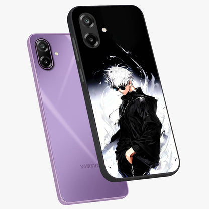 Limitless Shadow King Glass Case displayed in angled mockup highlighting dramatic dark hero design with intense aesthetic.