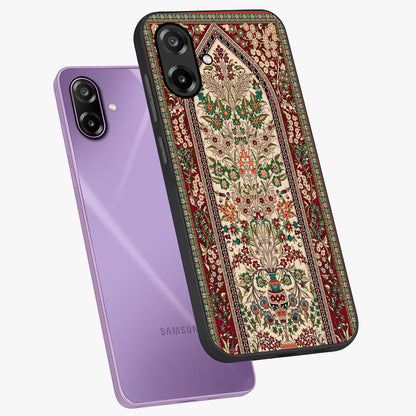 Persian Inspired Glass Case displayed in angled mockup highlighting intricate traditional design with elegant cultural aesthetic.