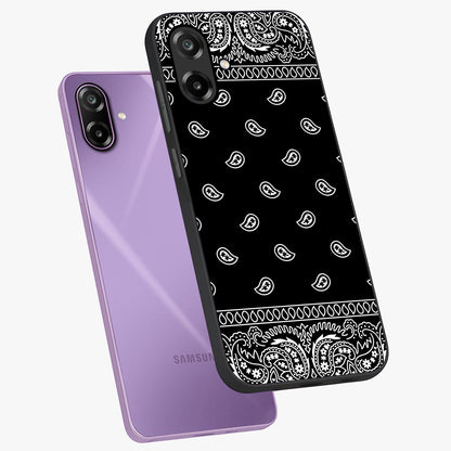 Retro Rebel Threads Glass Case displayed in angled mockup highlighting retro inspired graphic design with rebellious aesthetic.