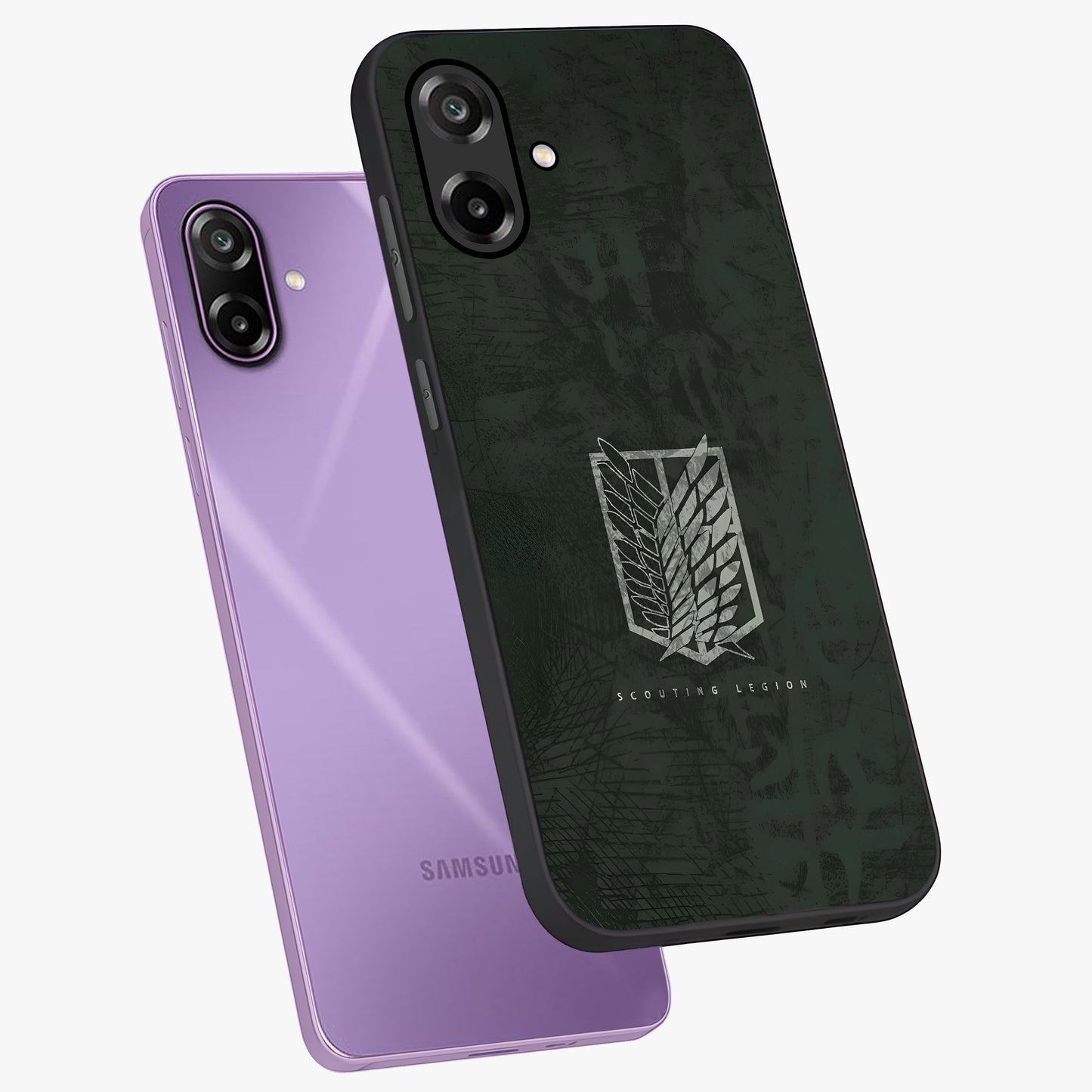 Wings Of Freedom Glass Case displayed in angled mockup highlighting graceful wing design with inspirational aesthetic.
