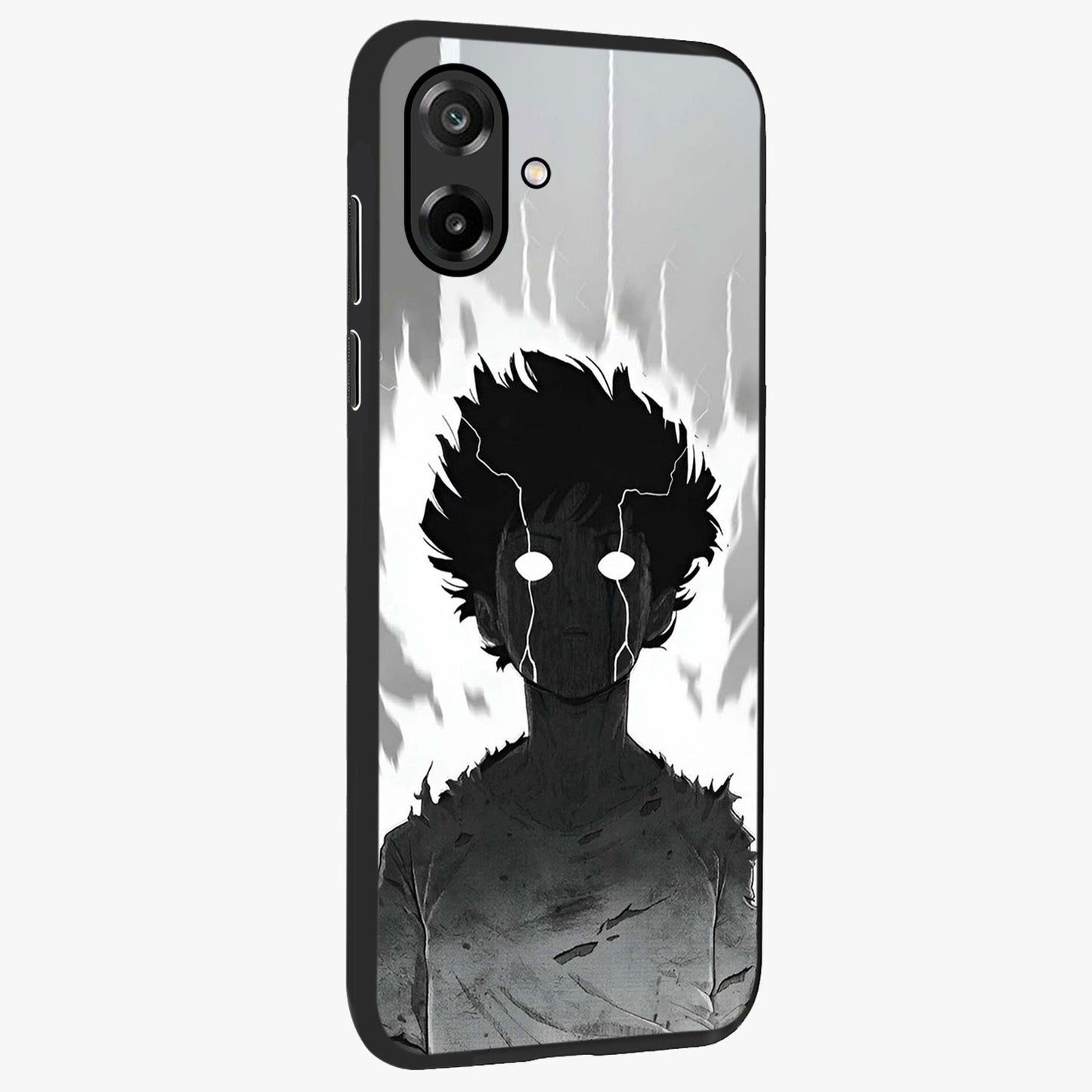 Awakened Inner Rage Glass Case upright view showcasing dramatic artwork with strong expressive aesthetic.
