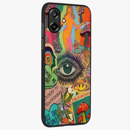 Mystic Eye Wonderland Glass Case upright view showcasing symbolic eye artwork with mysterious fantasy theme.