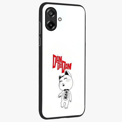 Playful Spirit Charm Glass Case upright view showcasing vibrant charm artwork with fun artistic theme.