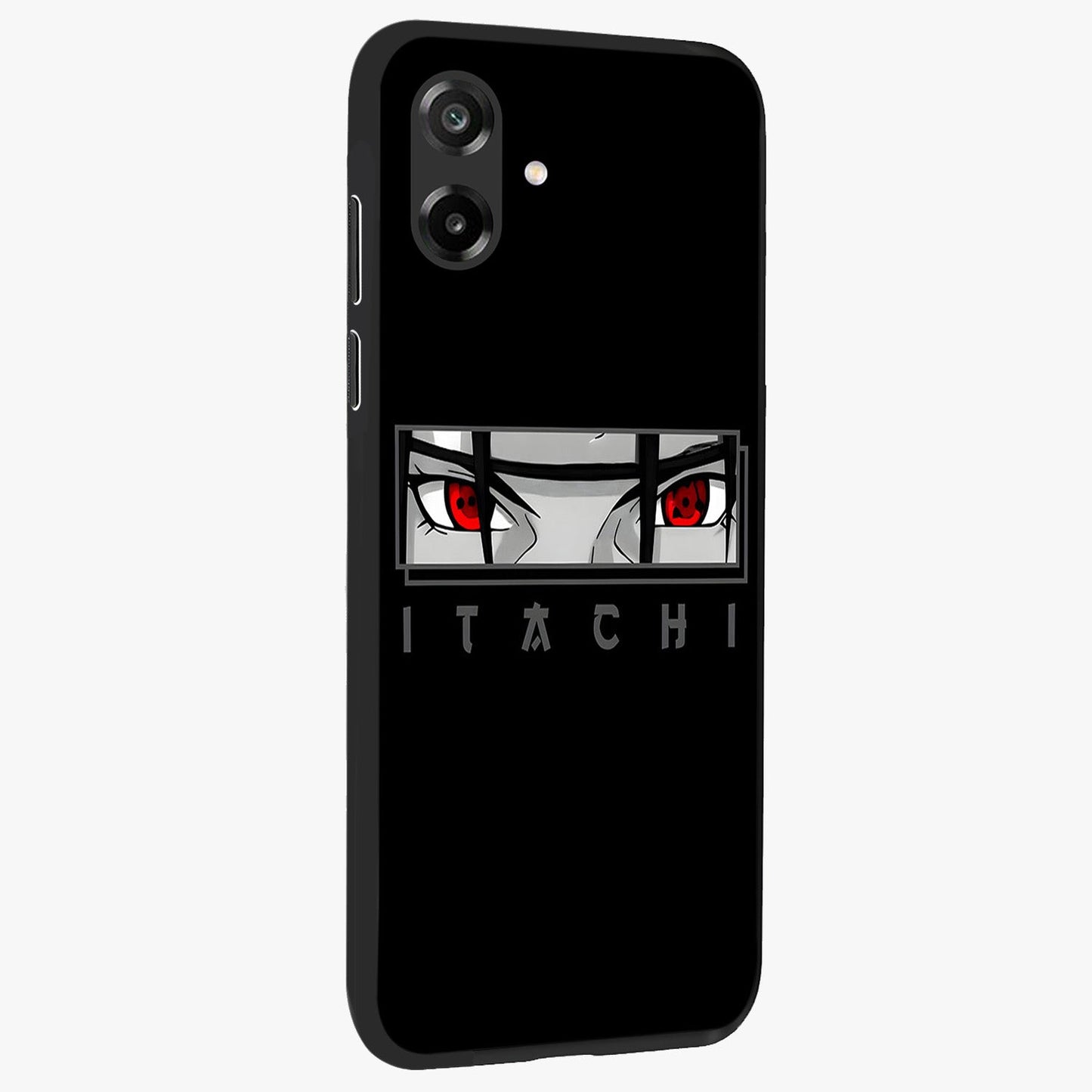 Scarlet Gaze Dominance Glass Case upright view showcasing powerful dramatic artwork with dominant artistic theme.