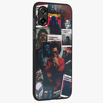 The Weeknd Glass Case upright view showcasing bold music themed artwork with contemporary artistic style.