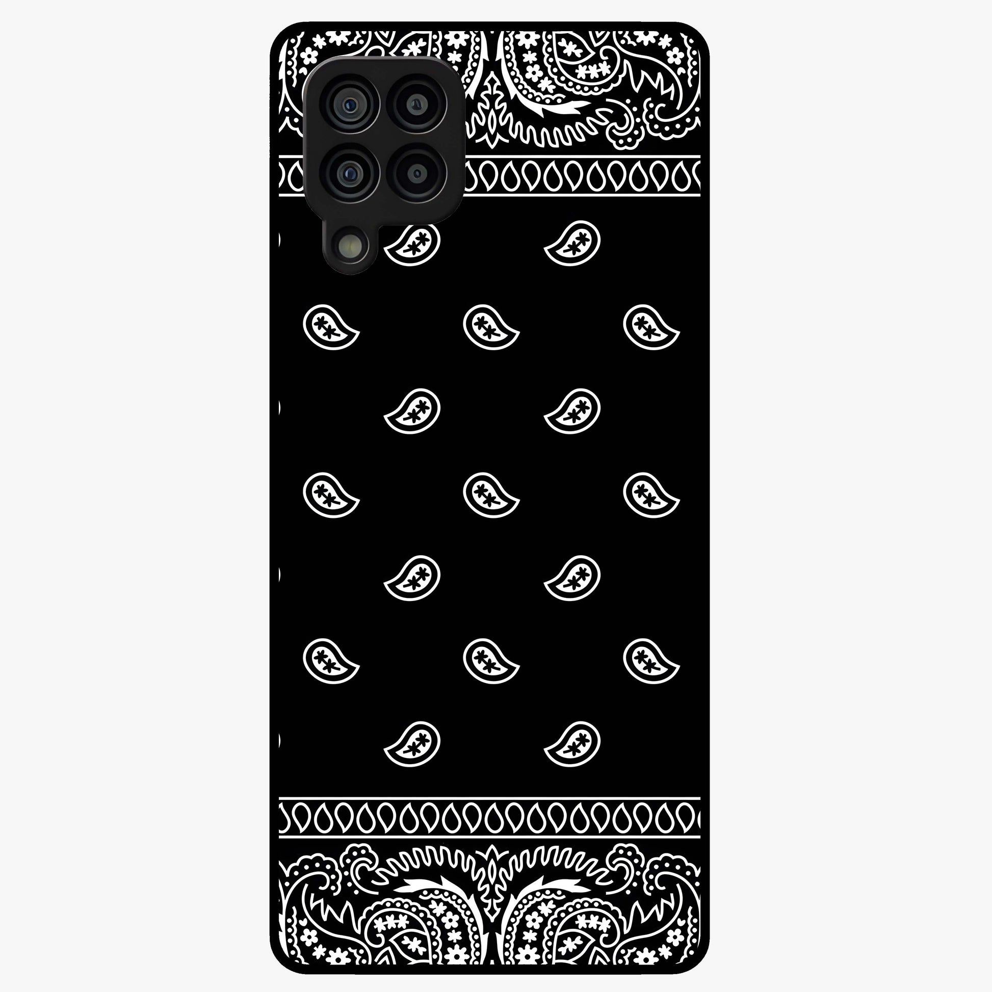 Retro Rebel Threads Glass Case showing flat back view with vintage street style artwork and glossy glass finish.
