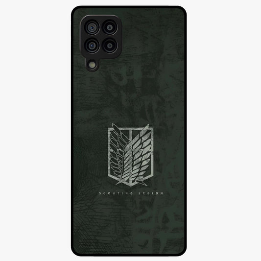 Wings Of Freedom Glass Case showing flat back view with symbolic wings artwork and glossy glass finish.