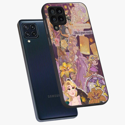 Magical Tangled Dream Glass Case displayed in angled mockup highlighting whimsical fantasy design with magical aesthetic.