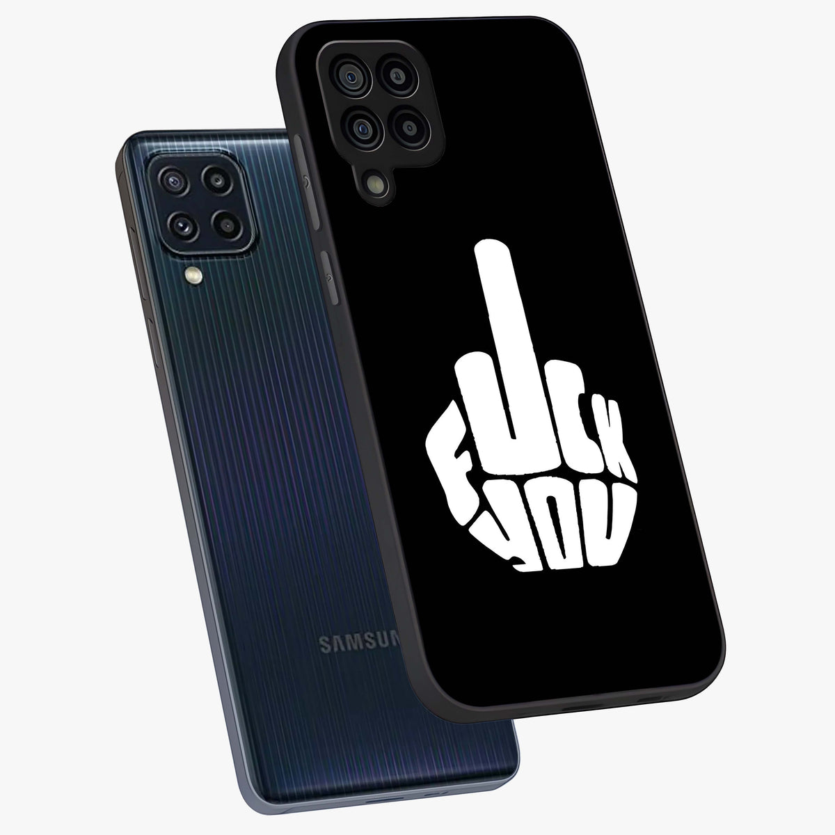 Rebel Mode On Glass Case displayed in angled mockup highlighting edgy text design with modern street aesthetic.