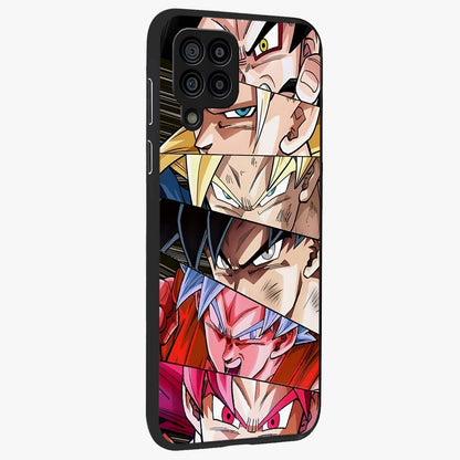 Anime Character Glass Case upright view showcasing expressive anime artwork with bold graphic style.
