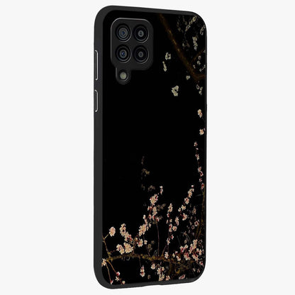 Petal Moon Light With Custom Name Glass Case upright view showcasing elegant floral moon artwork with personalized aesthetic.