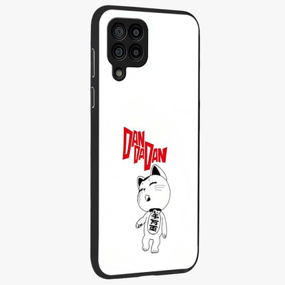 Playful Spirit Charm Glass Case upright view showcasing vibrant charm artwork with fun artistic theme.