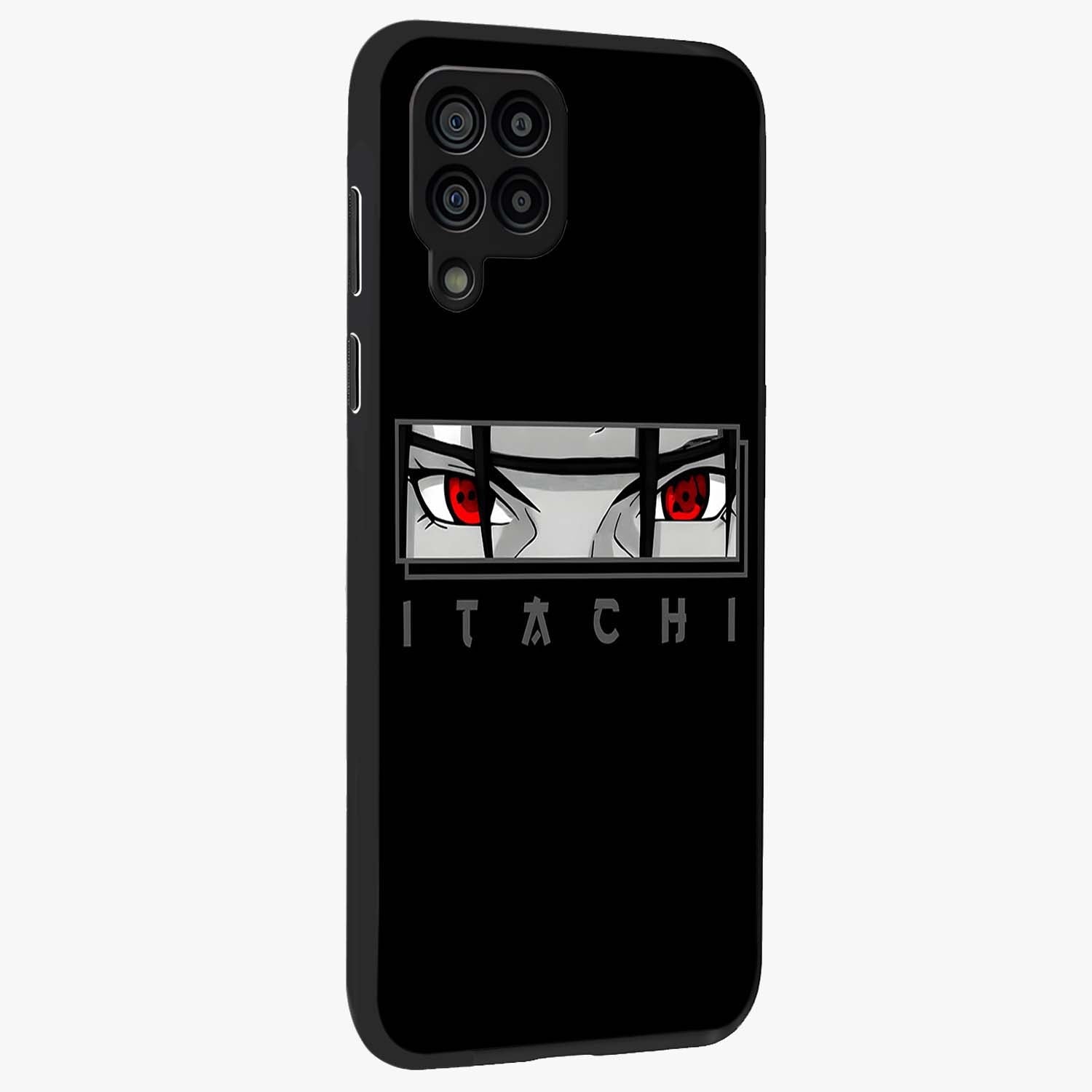 Scarlet Gaze Dominance Glass Case upright view showcasing powerful dramatic artwork with dominant artistic theme.