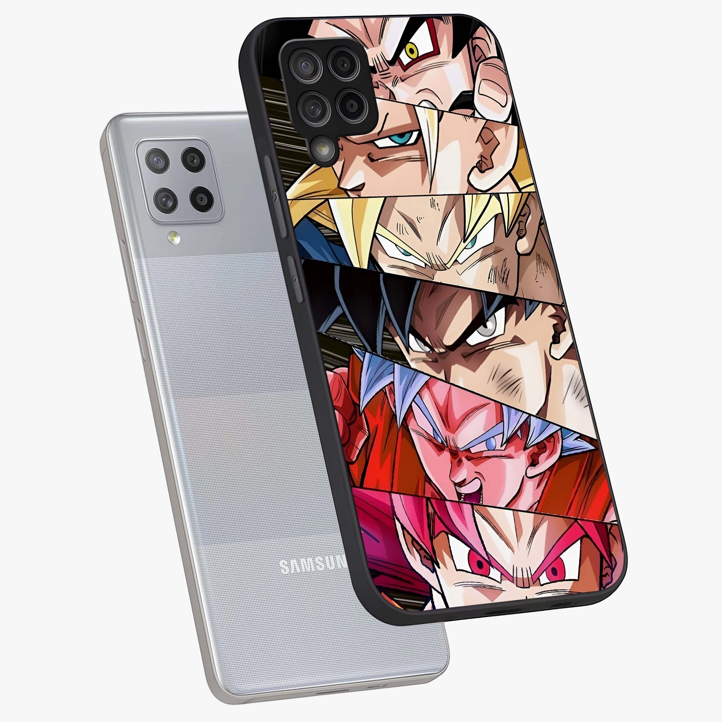 Anime Character Glass Case displayed in angled mockup highlighting colorful anime character illustration.