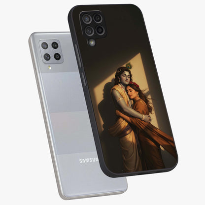 Divine Eternal Love Glass Case displayed in angled mockup highlighting elegant divine inspired design with peaceful aesthetic.